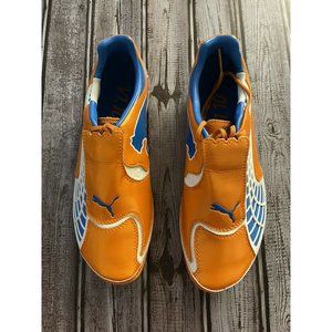 Puma v1.10 II i FG Mens Soccer Cleats Firm Ground Grass Astroturf 3G 4G Orange